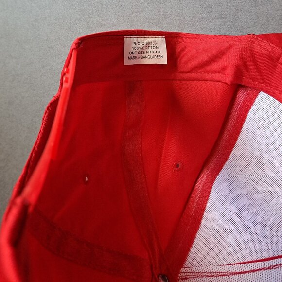 VINTAGE RCA Audio World USED Hat (Red, Snapback, Promo, Stereo Equipment) - Picture 9 of 9